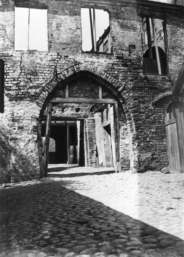 Klosterruinen, den østlige mur 1915